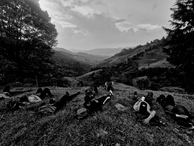 Senderismo en las montañas del Aburrá Sur