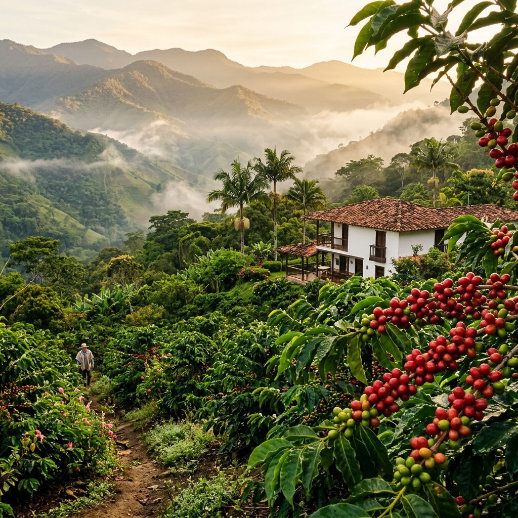 Jardín Antioquia, cafetales y arquitectura colonial
